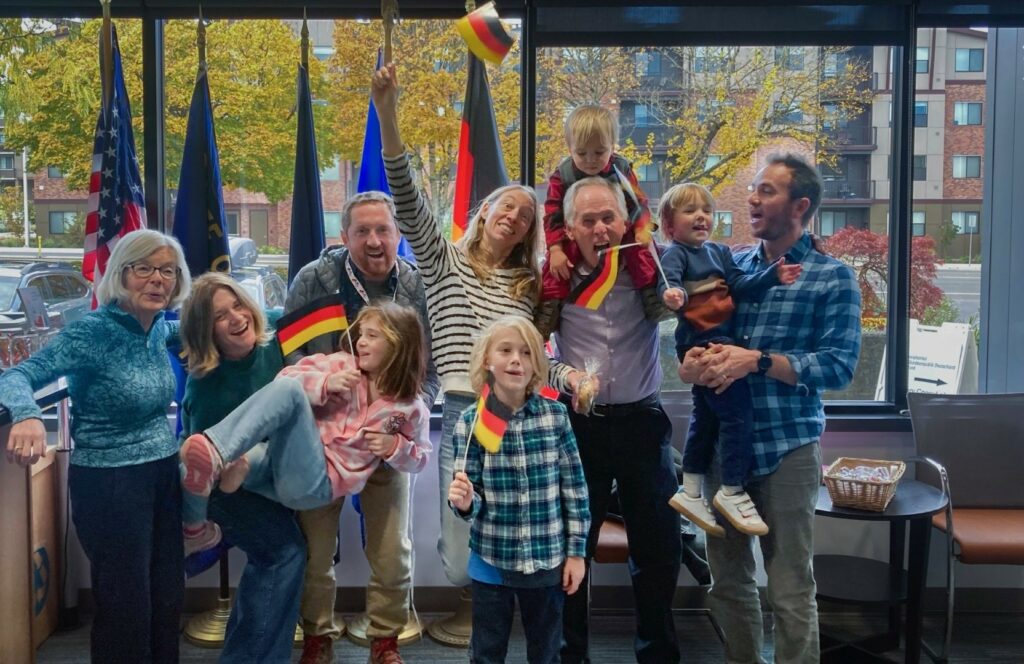 Helping Germans learn english at bend education initiative